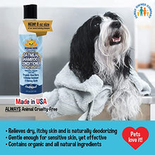 Load image into Gallery viewer, Organic Natural Oatmeal Dog Shampoo and Conditioner | Conditioning Formula for Dogs Cats &amp; Pets | Treatment Wash Soothes Dry Itchy Skin | Aloe for Allergy Relief
