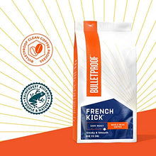 Load image into Gallery viewer, French Kick Whole Bean Coffee, Dark Roast, 12 Oz, Bulletproof Keto Friendly 100% Arabica Coffee, Certified Clean Coffee, Rainforest Alliance, Sourced from Guatemala, Colombia &amp; Brazil
