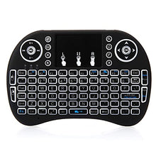 Load image into Gallery viewer, Tesmula gt2-kj 2.4GHz 3-Color Backlight Wireless Keyboard with Touchpad Black
