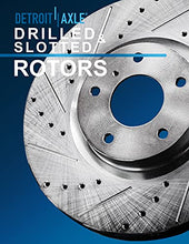 Load image into Gallery viewer, Detroit Axle - 300mm Front Drilled Brake Kit Rotors w/Ceramic Pads Replacement for Honda Accord Acura CL TL TSX - 6pc Set
