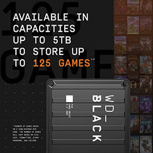 Load image into Gallery viewer, WD_BLACK 2TB P10 Game Drive - Portable External Hard Drive HDD, Compatible with Playstation, Xbox, PC, &amp; Mac - WDBA2W0020BBK-WESN
