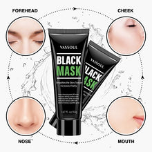 Load image into Gallery viewer, VASSOUL Blackhead Remover Mask, Peel Off Blackhead Mask, Black Mask - Deep Cleansing Facial Mask for Face &amp; Nose
