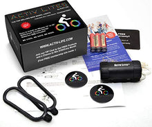 Load image into Gallery viewer, Activ Life Bicycle Tire Lights (1 Wheel, Red) Hot LED Bday Gift Ideas &amp; Presents for Christmas - Popular Friday Black and Monday Cyber Special Sale for Him or Her - Men, Women, Kids &amp; Fun Teens
