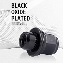 Load image into Gallery viewer, M12x1.5 Lug Nuts with Mag Seat, 13/16" 21mm Hex 1.46x1.18 in. Blackened Wheel Lug Nuts Compatible with Toyota Lexus Scion Isuzu, Set of 24
