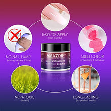 Load image into Gallery viewer, Dip Powder Clear Color, 2 Ounce/ 56 Gram, AMAZDIP Dipping Powder Nail System for French Nail Art Design Salon/DIY at Home
