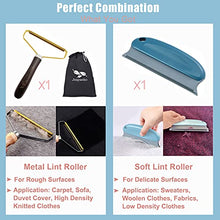 Load image into Gallery viewer, Lint Roller, Lint Rollers for Pet Hair,Lint Cleaner Clothes Fabric Shaver Beech Wood Handle Pet Hair Remover for Couch Reusable Dog Hair Carpet Scraper Shaver for Sweater No More Lint Fluff
