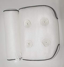 Load image into Gallery viewer, SpaSense Platinum Spa Bath Pillow Luxury Bathtub Suport for Neck and Shoulders 3D Air Mesh Breathable Spa Pillow Washable Head Rest for Bath Relax and Enjoy
