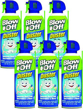 Load image into Gallery viewer, Air Duster, Can Air, Compressed Air Duster, Cleaning Duster, 10 oz. Can - 6 Cans Per Order
