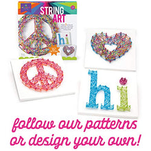 Load image into Gallery viewer, Craft-tastic DIY String Art – Award-Winning Craft Kit for Kids – Everything Included for 3 Fun Arts &amp; Crafts Projects – Peace Sign Series
