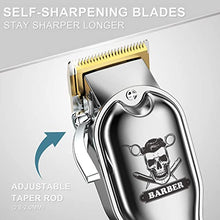 Load image into Gallery viewer, Hatteker Hair Cutting Kit Pro Hair Clippers for Men Professional Barber Clippers IPX7 Waterproof Cordless Beard Trimmer Hair Trimmer

