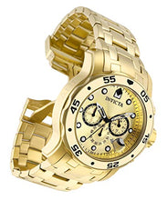 Load image into Gallery viewer, Invicta Men's Pro Diver Japanese Quartz Watch with Gold-Plated-Stainless-Steel Strap, 19 (Model: 0074)
