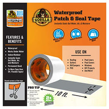 Load image into Gallery viewer, Gorilla Waterproof Patch &amp; Seal Tape 4" x 10' White, (Pack of 1)
