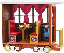 Load image into Gallery viewer, Mattel Spirit Untamed Lucky’s Train Home Playset, Train with Rolling Wheels Balcony, Dining Accessories, Lucky Doll (7-in), Spirit (Approx.8-in) &amp; More
