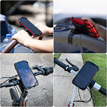 Load image into Gallery viewer, Bike Phone Mount, Silicone Phone Holder for Bike, HiGrip Bicycle Accessories for iPhone 7 8 9 X XR XS 11 Plus Pro Max | Samsung Galaxy Note S6 S7 S8 S9 S10 S20
