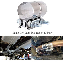 Load image into Gallery viewer, EVIL ENERGY 2.5 Inch Butt Joint Exhaust Band Clamp Bundle with Lap Joint Exhaust Band Clamp
