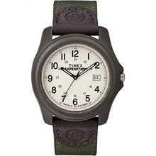 Load image into Gallery viewer, Timex Men's T49101 Expedition Camper Green Nylon/Leather Strap Watch
