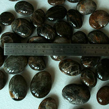 Load image into Gallery viewer, Collectible Crystals, 2.2Lb Natural Black Moonstone Crystal Palm Tumbled Stones Healing Madagascar
