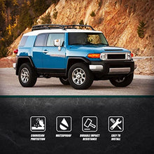 Load image into Gallery viewer, 4Pcs Door Window Moulding Trim Seal Belt Compatible with Toyota FJ Cruiser Weatherstrip 2007-2014 Outerdoor Car Replace 68161-35073 68163-35041
