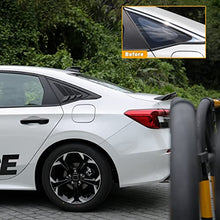 Load image into Gallery viewer, Thenice for 11th Gen Civic Racing Style Rear Side Window Louvers Air Vent Scoop Shades Cover Blinds for Honda Civic Sedan 2022 -Matt Black
