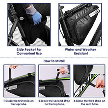Load image into Gallery viewer, WOTOW Bike Storage Frame Bag, Roswheel Bicycle Front Tube Triangle Water Resistant Cycling Pack Strap On Saddle Pouch Bike Accessories Tool Accessible Storage Bag for Road Mountain Commute Bike
