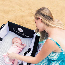 Load image into Gallery viewer, Multipurpose Portable Baby Changing Mat: Diaper Bag, Foldable Travel Bassinet, Playpen &amp; Storage
