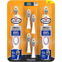Load image into Gallery viewer, Arm &amp; Hammer Spinbrush Pro+ Deep Clean Battery Powered Toothbrush, Club Tray, 2 Brushes, 4 Refills
