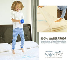 Load image into Gallery viewer, SafeRest Mattress Protector – Queen, Premium, Cotton, Waterproof Mattress Cover Protectors – White
