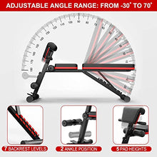 Load image into Gallery viewer, FLYFE Home Gym Adjustable Weight Workout Bench
