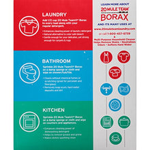 Load image into Gallery viewer, 20 Mule Team All Natural Borax Laundry Detergent Booster &amp; Multi-Purpose Household Cleaner, 65 Ounce, 4 Count
