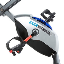 Load image into Gallery viewer, Exerpeutic ExerWorK 1000 Fully Adjustable Desk Folding Exercise Bike with Pulse
