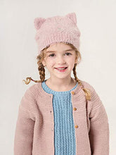 Load image into Gallery viewer, accsa Toddler Kid Girls Christmas Halloween Winter Fluffy Cat Ear Beanie Hat Pink 3-6Y
