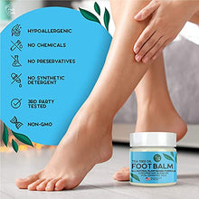 Load image into Gallery viewer, Tea Tree Oil Foot Balm, 100% All Natural Moisturizing Fast Acting Cream For Dry Feet &amp; Cracked Heels, Extra Strength Callus Remover for Itchy Feet, Toenail Treatment, Calluses Remover &amp; Callus Shaver
