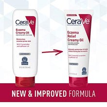 Load image into Gallery viewer, Cerave Eczema Relief Creamy Body Oil | Anti Itch Cream for Eczema &amp; Moisturizer for Dry Skin with Colloidal Oatmeal, Ceramides and Safflower Oil | 8 Ounce
