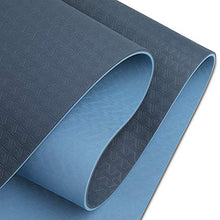 Load image into Gallery viewer, WWWW Yoga Mat Eco Friendly TPE Non Slip Yoga Mats by SGS Certified with Carrying Strap,72"x24" Extra Thick 1/4" for Yoga Pilates Fitness Exercise Mat
