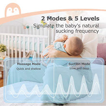 Load image into Gallery viewer, Momcozy Double Wearable Breast Pump, Low Noise&amp; Hands-Free Breast Pump, Portable 2pcs Electric Breast Pump with 2 Mode &amp; 5 Levels- 24mm Pink
