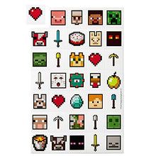 Load image into Gallery viewer, Hallmark Valentines Day Cards for Kids and Mailbox for Classroom Exchange, Minecraft (1 Box, 32 Valentine Cards, 35 Stickers, 1 Teacher Card), 5VBX2957
