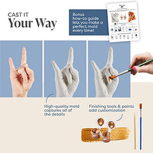Load image into Gallery viewer, Discovering DIY Hand Casting Kit - Couples Gifts, Valentine's Day Gifts for Her or ﻿Him &amp; DIY Craft Kits for Adults - Plaster Hand Mold Kit w/Gloves, Paints &amp; Tools
