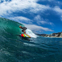 Load image into Gallery viewer, Wavestorm 8ft Surfboard // Foam Wax Free Soft Top Longboard for Adults and Kids of All Levels of Surfing, Multicolor
