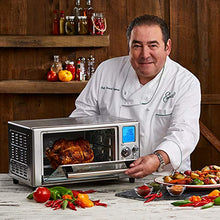 Load image into Gallery viewer, Emeril Everyday 360 Deluxe Air Fryer Oven, 15.1” x 19.3” x 10.4” with Accessory Pack, Silver
