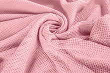 Load image into Gallery viewer, Crover All Season Waffle Premium Thermal Blanket Queen Size 90"x90" Durable Soft Cozy Breathable Weave Design 100% Cotton, Orchid Pink
