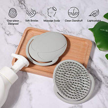 Load image into Gallery viewer, haakaa Silicone Shampoo Brush - Soft Cradle Cap Brush Comb | Hair Scalp Massager, Soft Bristles for Newborns &amp; Toddlers,Ideal Baby Registry Gift - 1pk
