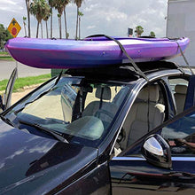 Load image into Gallery viewer, Orion Motor Tech Lightweight Anti-Vibration Universal Car Soft Roof Rack Pad for Kayak/Canoe/Surfboard/Paddleboard/SUP/Snowboard and Water Sports Accessories with Adjustable and Substantial Straps
