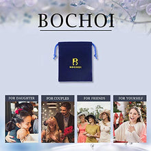 Load image into Gallery viewer, BOCHOI Evil Eye Bracelet Black for Women Girls Adjustable Thread Cord Bracelet Hand Woven for Protection Friendship Wish Bracelet for BFF (3Pcs)
