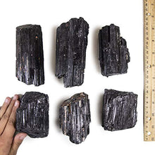 Load image into Gallery viewer, Rock Paradise 1 (ONE) Large Black Tourmaline Rod - Powerful Energy - Over 1/2 lb from Brazil Exclusive COA
