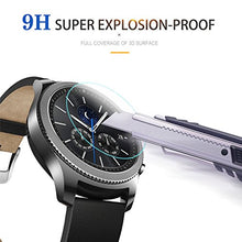Load image into Gallery viewer, Diruite 4-Pack for Samsung Gear S3 Screen Protector Tempered Glass [2.5D 9H Hardness] [Anti-Scratch] [Bubble-Free]
