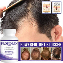 Load image into Gallery viewer, Propidren by HairGenics - DHT Blocker &amp; Hair Growth Capsules to Prevent Hair Loss &amp; Stimulate Hair Follicles, to Stop Hair Loss &amp; Regrow Hair. Proprietary Anti-Hair Loss &amp; Hair Regrowth Treatment.
