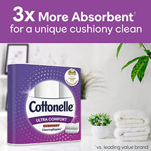 Load image into Gallery viewer, Cottonelle Ultra Comfort Toilet Paper with Cushiony CleaningRipples Texture, Strong Bath Tissue, 6 Family Mega Rolls (6 Family Mega Rolls = 27 regular rolls), 325 Sheets per Roll
