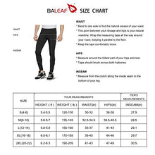 Load image into Gallery viewer, BALEAF Men's Thermal Fleece Running Pants Cycling Tights Long Warm Bike Leggings Cold Weather Winter Gear Outdoor New Black Size L
