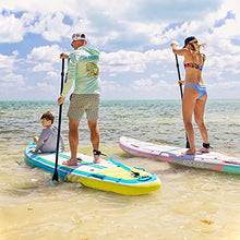 Load image into Gallery viewer, iROCKER All-Around Inflatable Stand Up Paddle Board, Extremely Stable 11' Long x 32" Wide x 6" Thick Premium SUP with Roller Bag, Carbon Paddle, Pump, Leash, Fins &amp; Repair Kit, Orange
