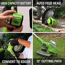 Load image into Gallery viewer, Greenworks 40V 13" Cordless String Trimmer / Edger, Tool Only
